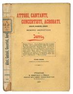 Attori, cantanti, concertisti, acrobati: ritratti, macchiette, aneddoti. Memorie umoristiche