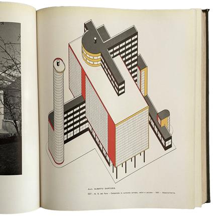 Gli elementi dell'architettura funzionale. Sintesi panoramica dell'architettura moderna. Terza edizione interamente rifatta [...] Collaudo di F.T. Marinetti. Introduzione di P.M. Bardi. Prefazione di Le Corbusier - Alberto Sartoris - copertina