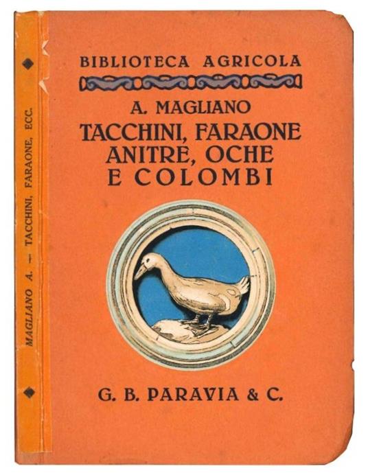 Tacchini, faraone, anitrè, oche e colombi - Arturo Magliano - copertina