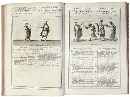 Comoediae nunc primum italicis versibus redditae cum personarum figuris aeri accurate incisis ex ms. codice Bibliothecae Vaticanae - copertina
