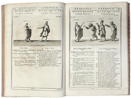 Comoediae nunc primum italicis versibus redditae cum personarum figuris aeri accurate incisis ex ms. codice Bibliothecae Vaticanae - copertina