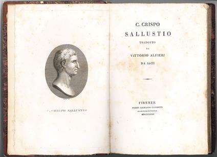 C. Crispo Sallustio tradotto da Vittorio Alfieri da Asti - copertina