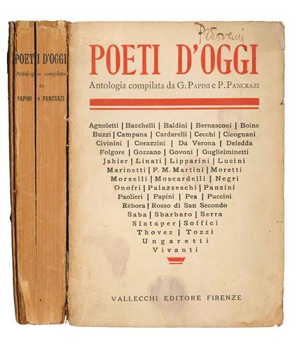 Poeti d'oggi - copertina