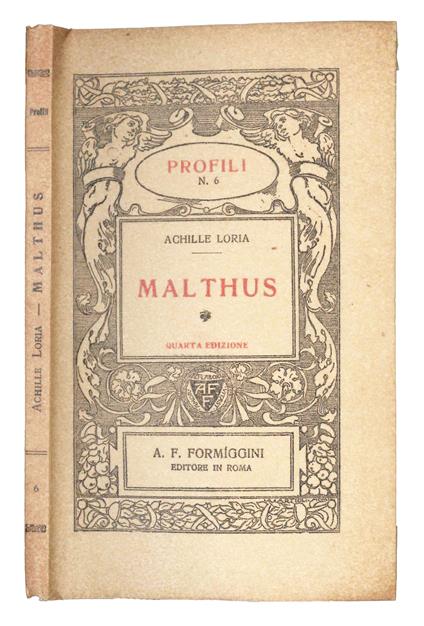 Malthus - Achille Loria - copertina