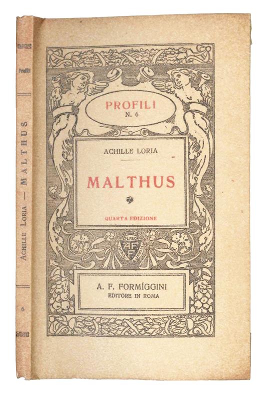 Malthus - Achille Loria - copertina