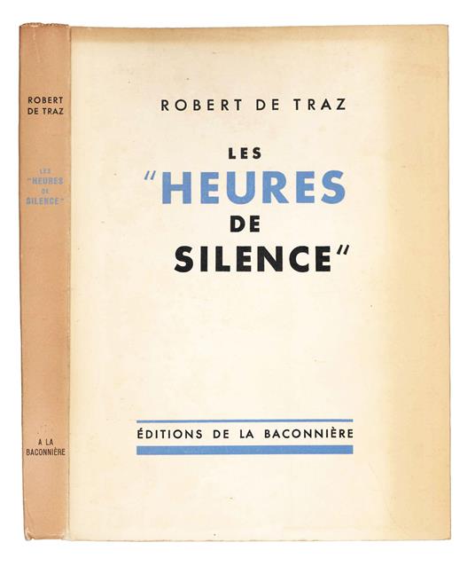 Les heures de silence - Robert De Traz - copertina