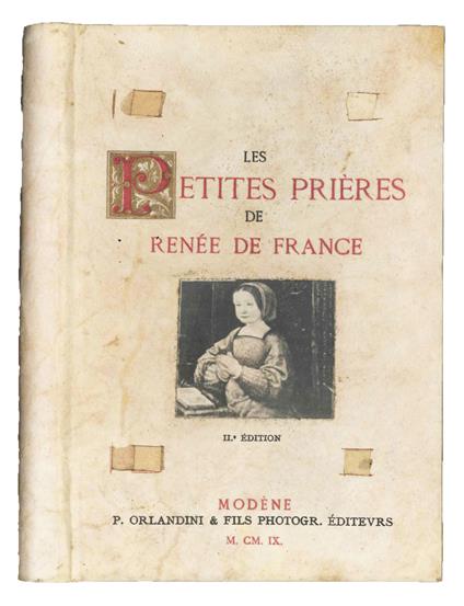 Les Petites prieres de Renee de France - copertina