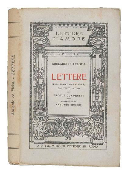 Lettere - Pietro Abelardo - copertina