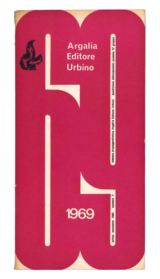 Argalia Editore Urbino. Catalogo generale 1968, '69 - copertina
