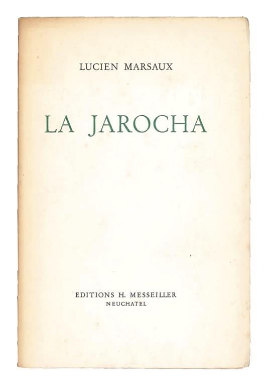 La Jarocha - Lucien MARSAUX - copertina