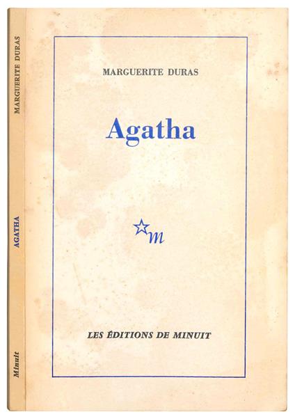 Agatha - Marguerite Duras - copertina