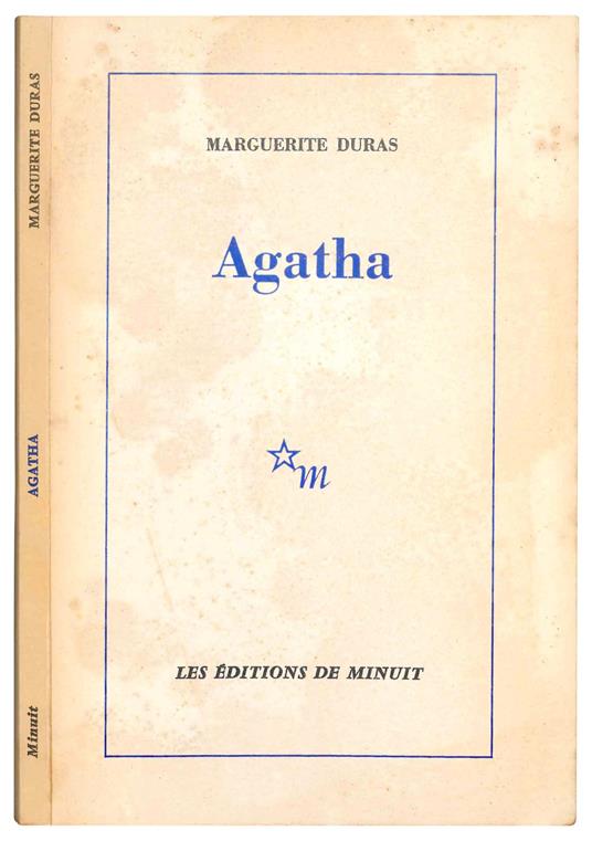 Agatha - Marguerite Duras - copertina