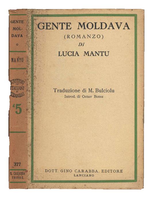 Gente moldava - copertina