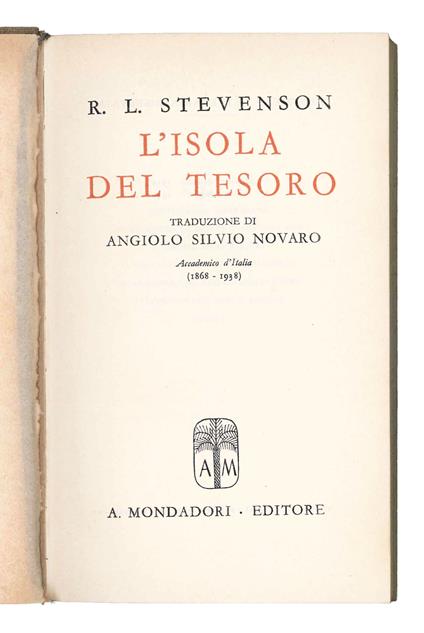 L'isola del tesoro - copertina