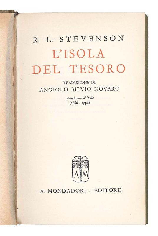 L'isola del tesoro - copertina