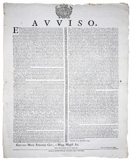 Avviso - copertina