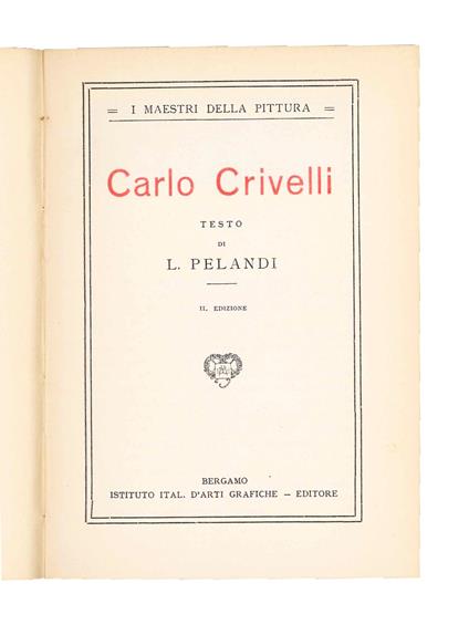 Carlo Crivelli - copertina