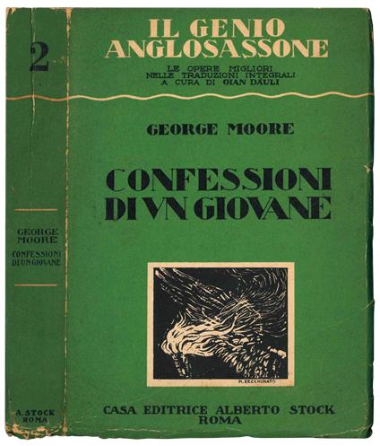 Confessioni di un giovane - George Moore - copertina
