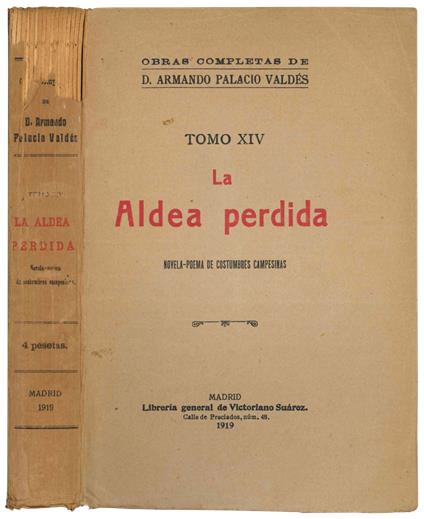 La Aldea perdida. Novela-poema de costumbres campesinas - copertina