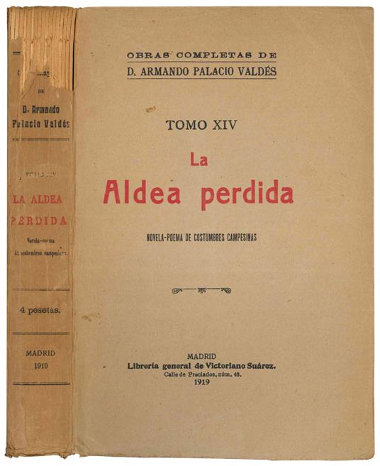 La Aldea perdida. Novela-poema de costumbres campesinas - copertina