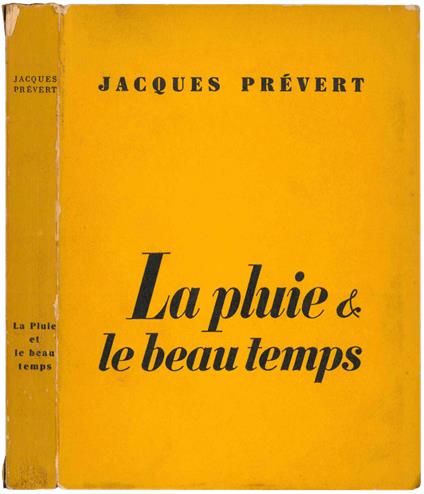 La pluie et le beau temps - Jacques Prévert - copertina