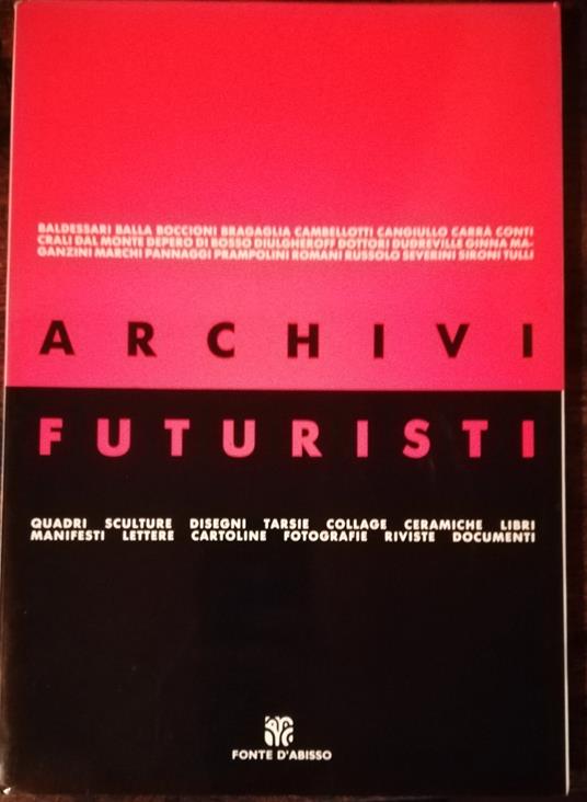 Archivi futuristi - Mario Verdone - copertina