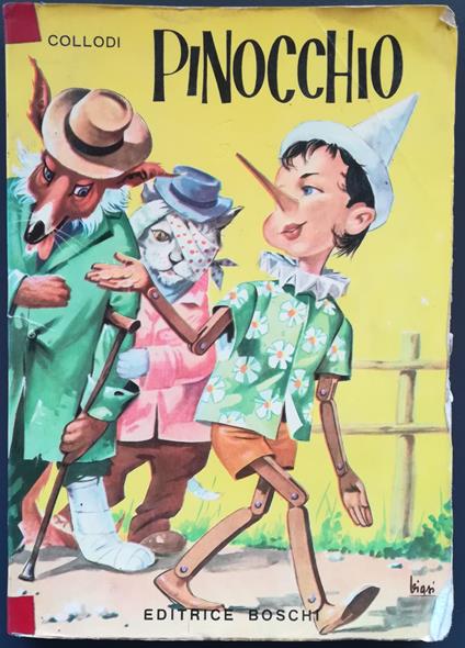 Pinocchio: racconto per bambini - Carlo Collodi - copertina
