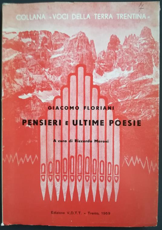 Pensieri e ultime poesie - Giacomo Floriani - copertina