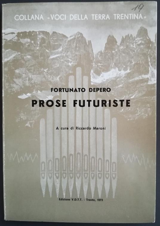 Prose futuriste - Fortunato Depero - copertina