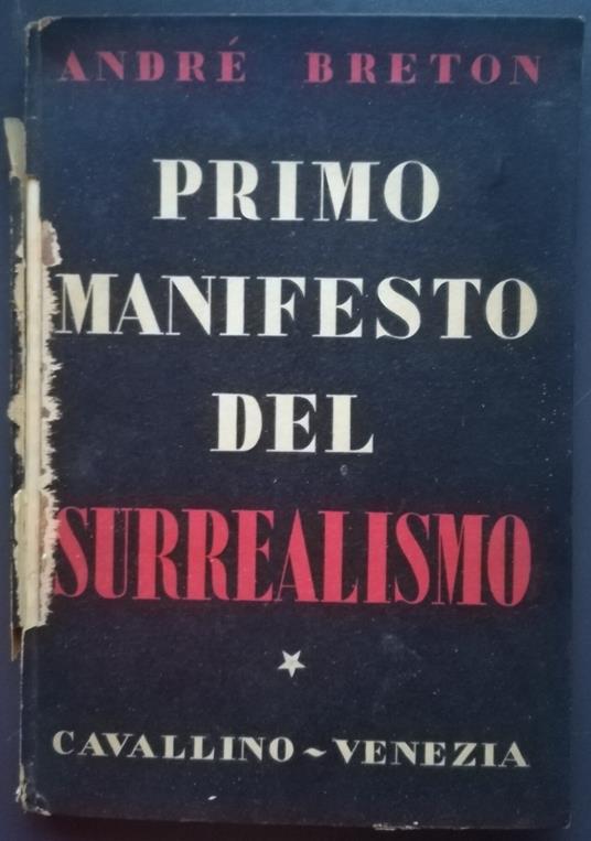 Primo manifesto del surrealismo - André Breton - copertina