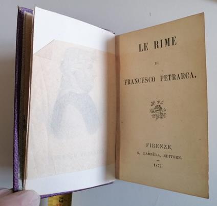 Le rime - Francesco Petrarca - copertina