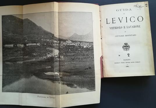 Guida di Levico, Vetriolo e Lavarone - Ottone Brentari - copertina