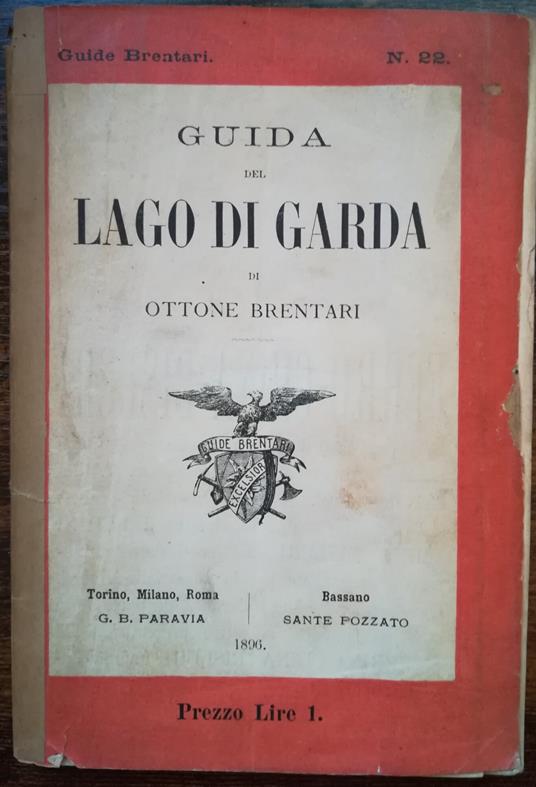 Guida del lago di Garda - Ottone Brentari - copertina