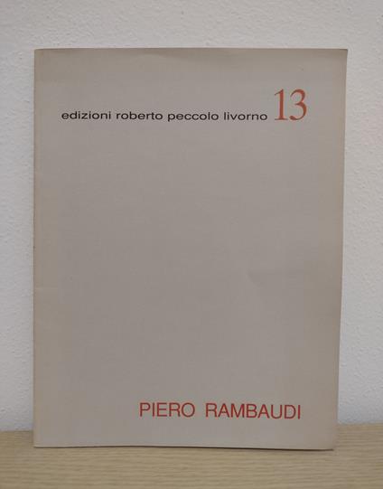 Piero Rambaudi - Elisabetta Longari - copertina