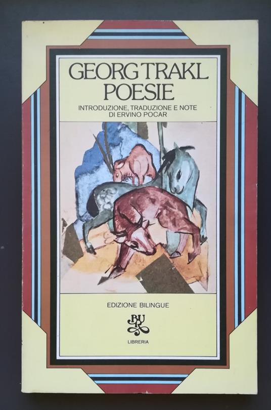 Poesie - Georg Trakl - copertina