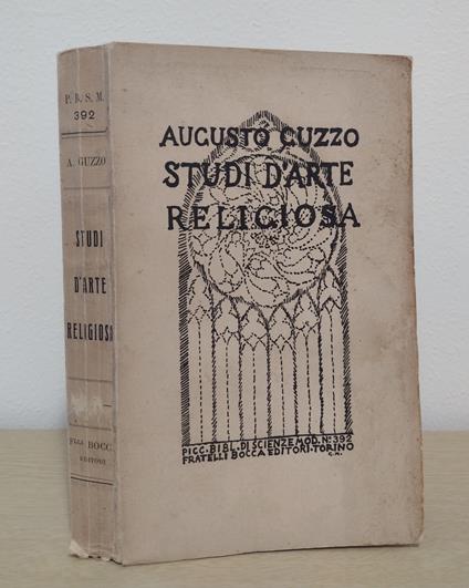 Studi di arte religiosa - Augusto Guzzo - copertina
