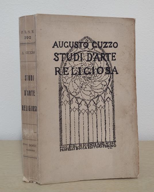 Studi di arte religiosa - Augusto Guzzo - copertina