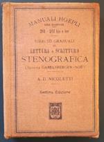 Esercizi graduali di lettura e scrittura stenografica: sistema Gabelsberger-Noe