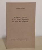 Pubblico e privato in una ricerca esplorativa sui titoli dei quotidiani
