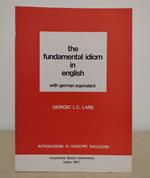 The fundamental idiom in English with German equivalent
