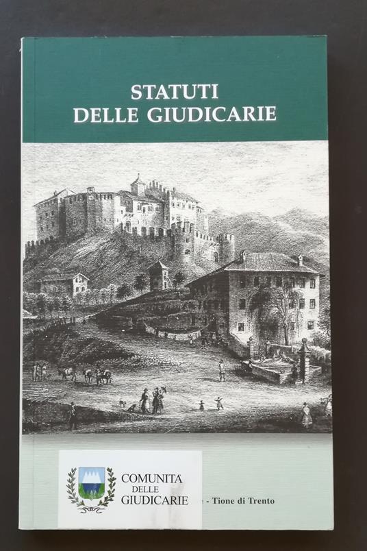 Statuti delle Giudicarie - Comprensorio delle Giudicarie - copertina