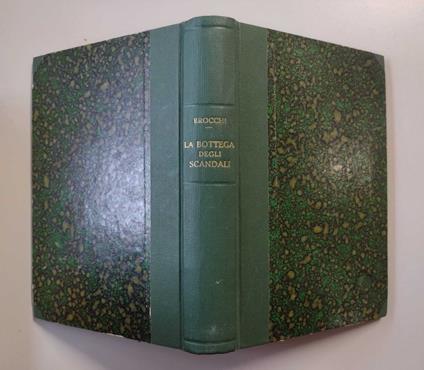 La bottega degli scandali: romanzo comico - Virgilio Brocchi - copertina