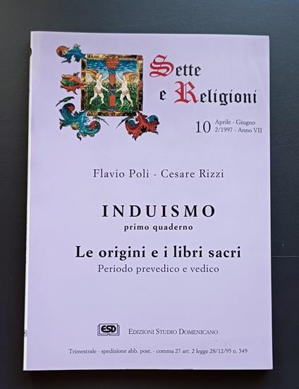 Induismo: Primo Quaderno: Le origini e i libri sacri - Flavio Poli - copertina