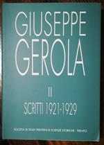 Scritti di Giuseppe Gerola. Trentino Alto-Adige II: 1921-1929