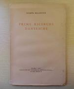 Prime ricerche dantesche