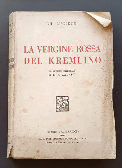 La vergine rossa del Kremlino - Charles Lucieto - copertina