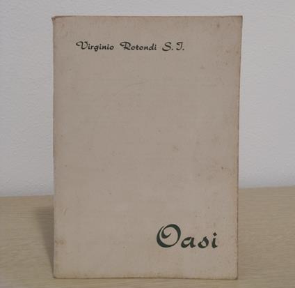 Oasi - Virginio Rotondi - copertina