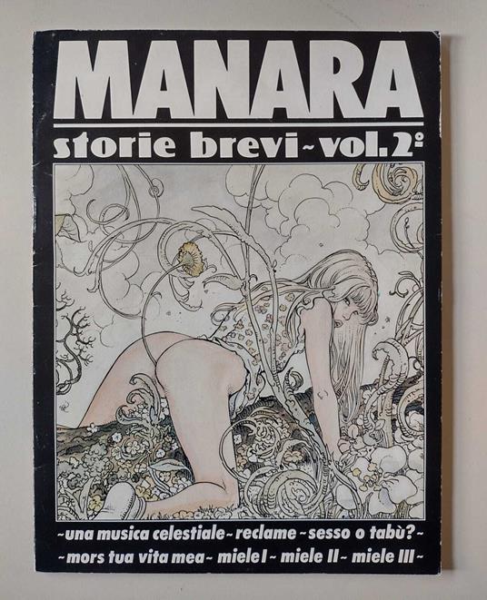 Storie brevi: vol. 2° - Milo Manara - copertina