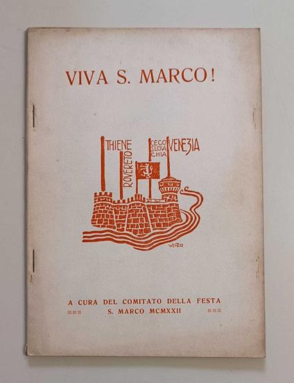 Viva S. Marco! - a cura del Comitato della festa S. Marco - copertina