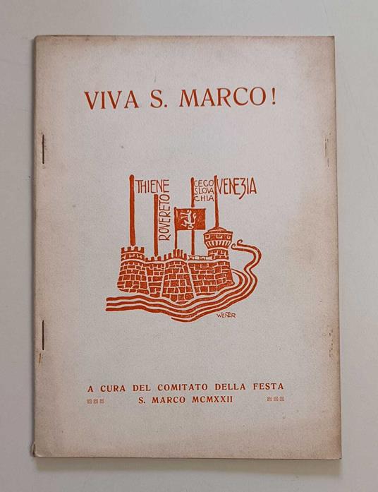 Viva S. Marco! - a cura del Comitato della festa S. Marco - copertina